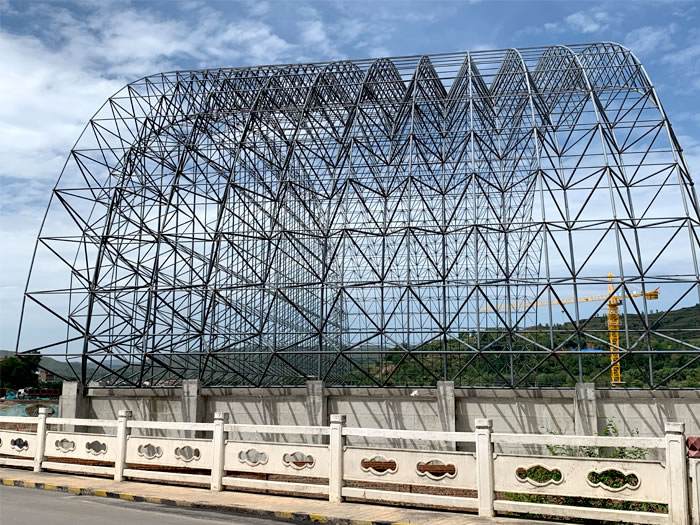 绥芬河山寨矿储煤棚网架